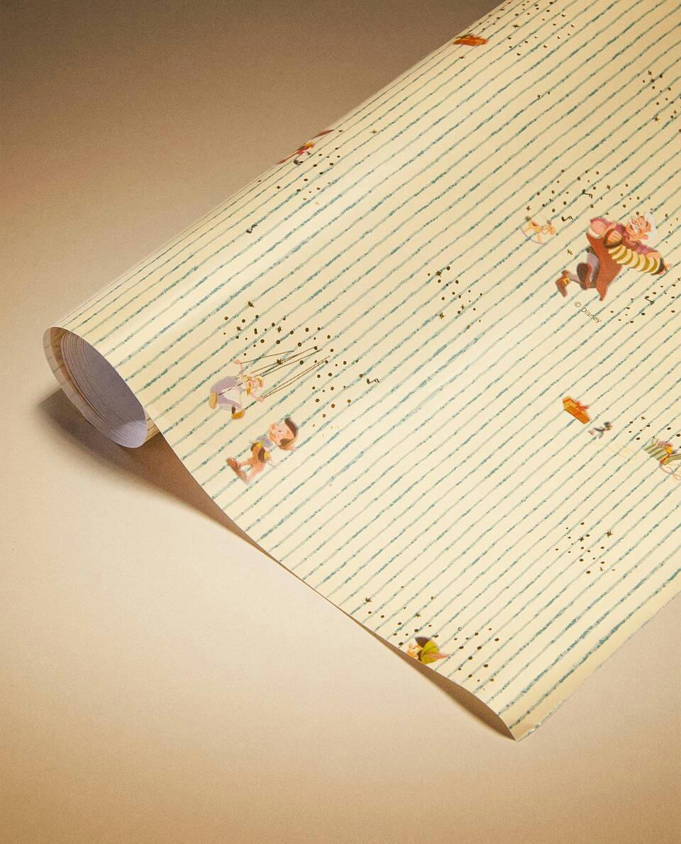 CHILDREN’S PINOCCHIO DISNEY CHRISTMAS WRAPPING PAPER