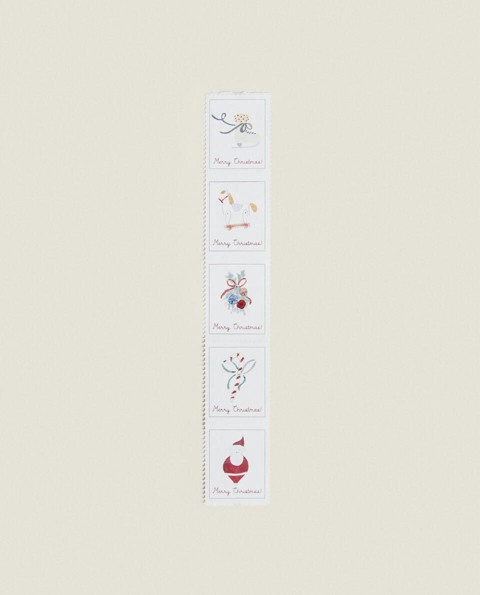 PACK OF CHILDREN’S CHRISTMAS ADHESIVE STAMPS (PACK OF 25)