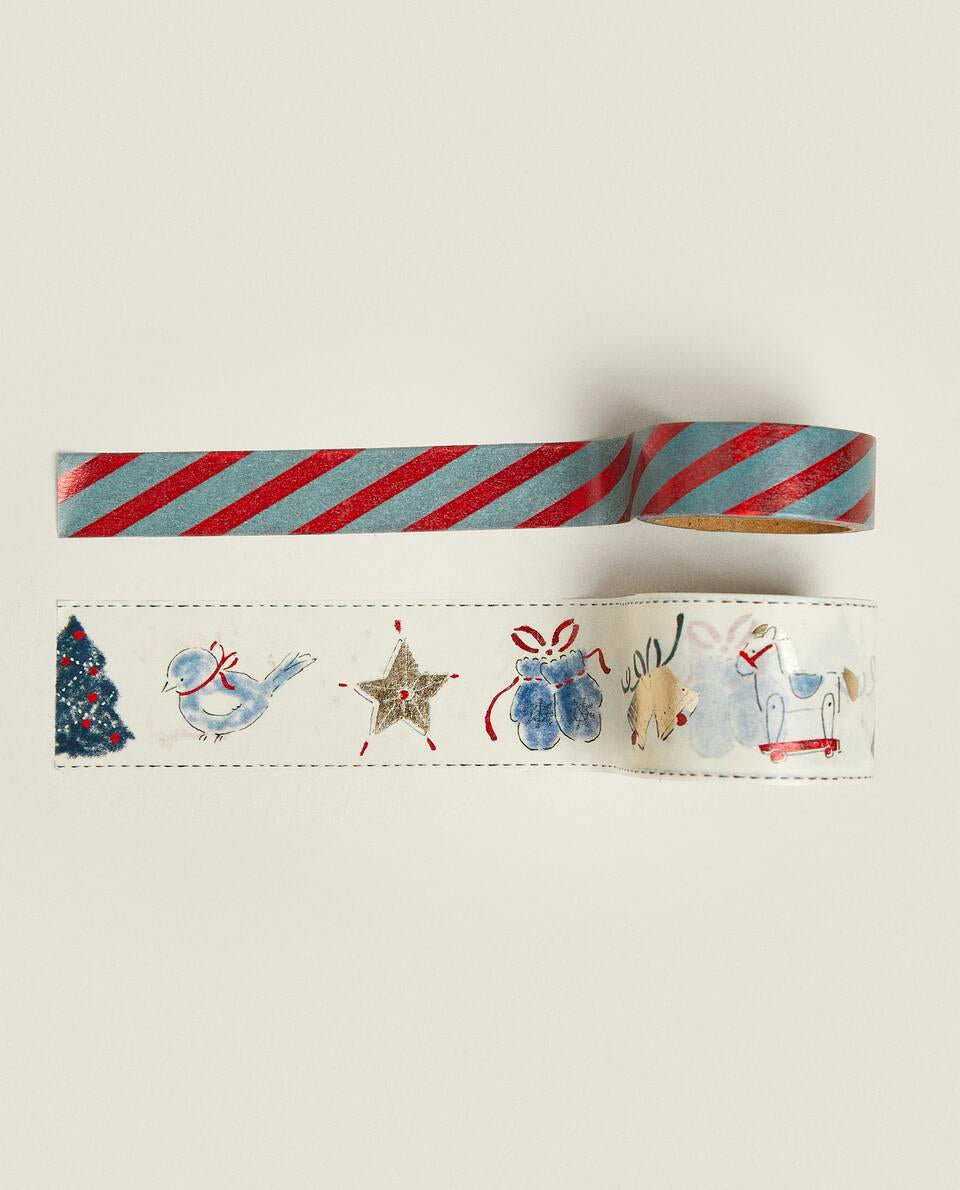 CHILDREN’S CHRISTMAS STICKY TAPE (PACK OF 2)