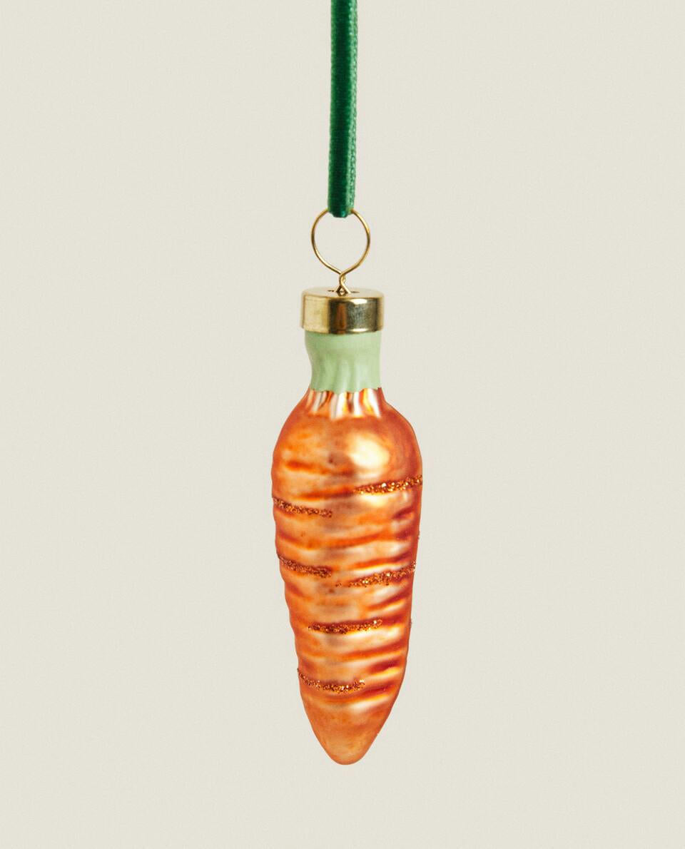 PACK OF CHRISTMAS VEGETABLE DECORATIONS (PACK OF 6)