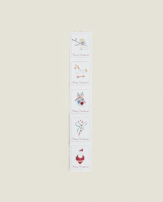 PACK OF CHILDREN’S CHRISTMAS ADHESIVE STAMPS (PACK OF 25)