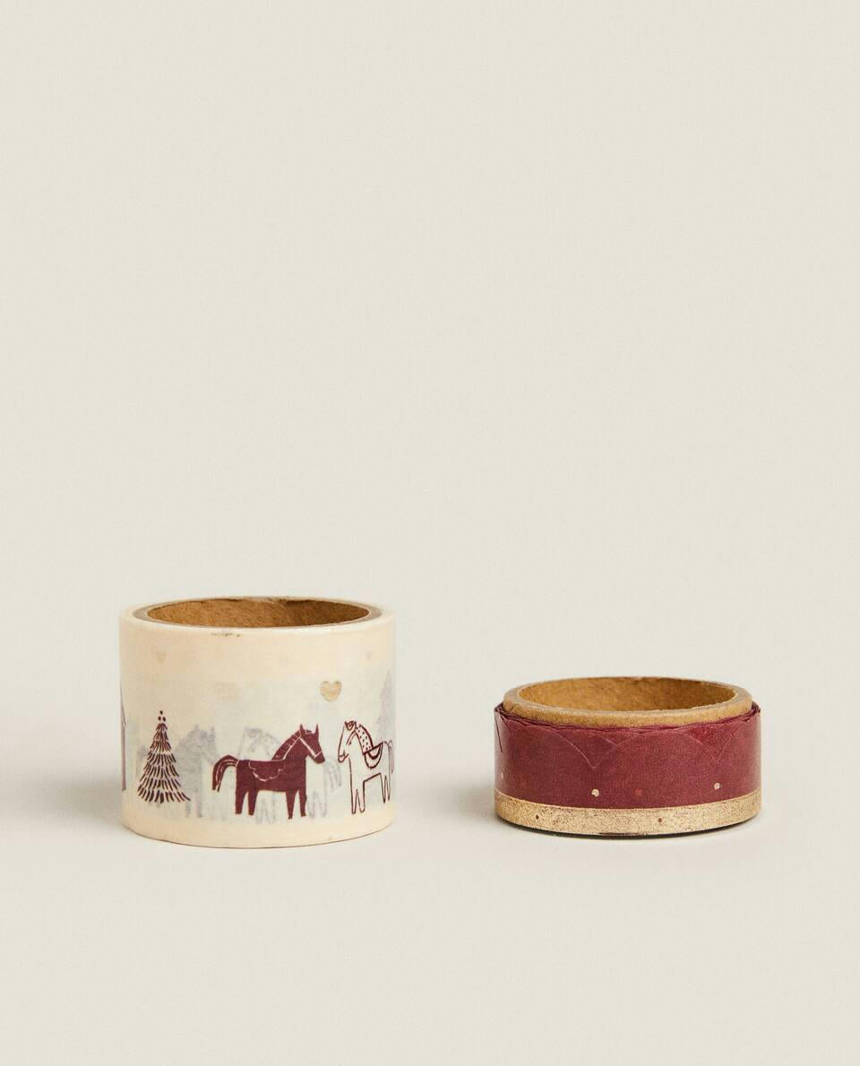 CHILDREN’S CHRISTMAS STICKY TAPE (PACK OF 2)